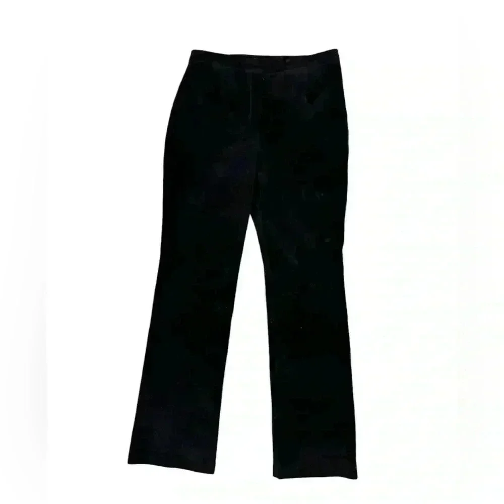Lord & Taylor Classic Black Leather Women's Pants